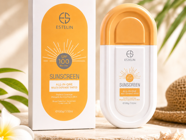 Tinted sunscreen spf 100
